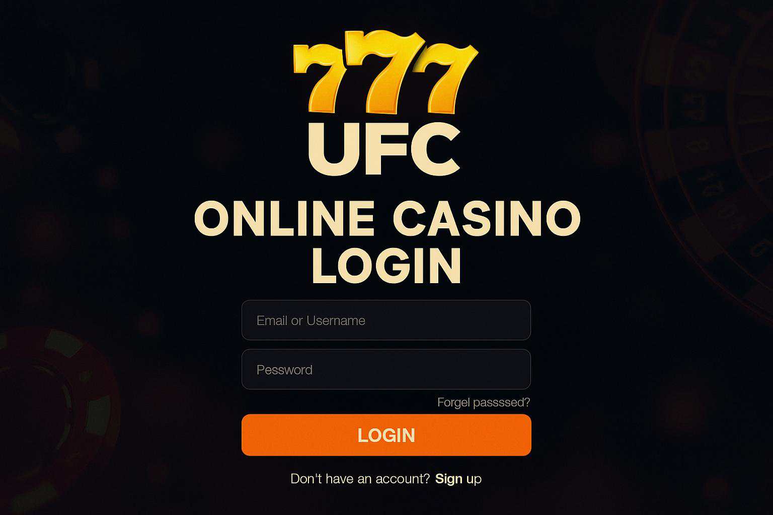 Não Perca tempo, o rRgistro na site 777UFC  