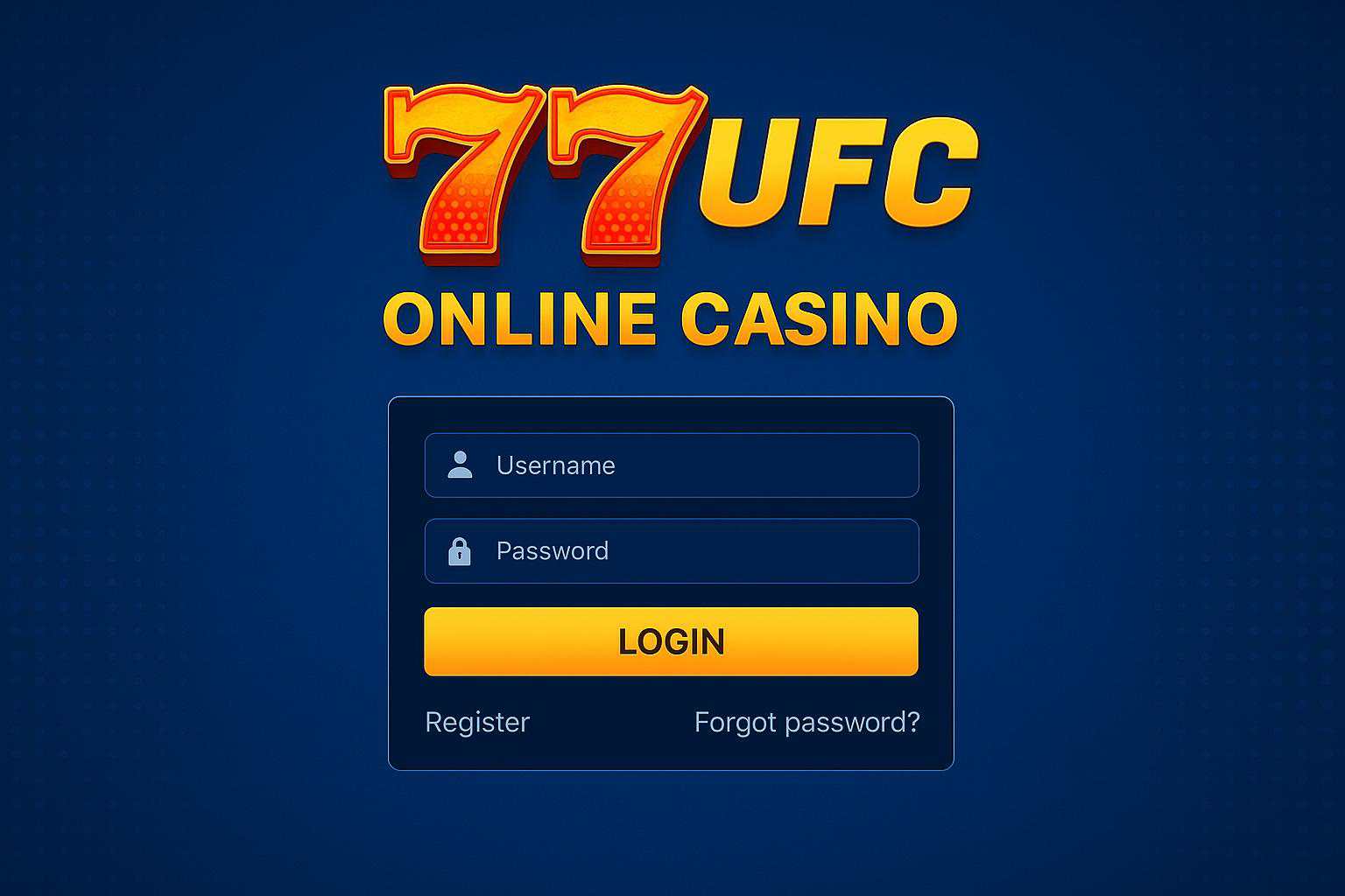 Criar uma nova Conta no plataforma 777UFC  